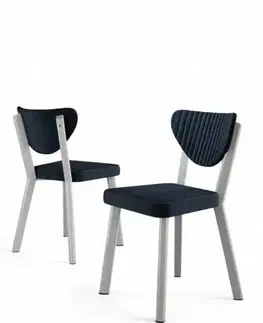 Sada židlí (4 kusy) Arfe - Anthracite, White