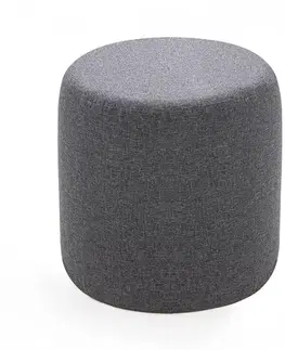 Taburet Silindir Puf Anthracite