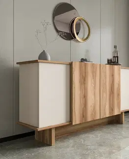 Skříňka Diana Sand and Walnut
