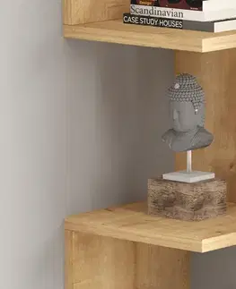 Nástěnná police ZIKZAK