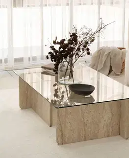 Konferenční stolek Escape - Travertine