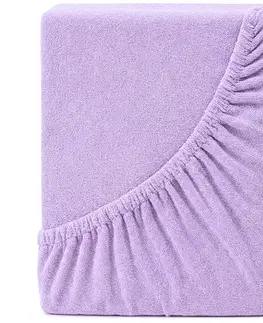 4Home Froté prostěradlo IDEAL fialová, 200–220 x 200 cm, 200–220 x 200 cm