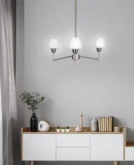 Závěsná stropní lampa 3X40W G9 matný nikl TOGO