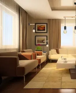 Stolní lampa Izzy černá + dřevěná