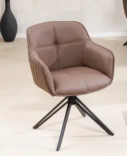 Otočné jídelní křeslo 2 ks KAINEUS Dekorhome