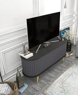 TV stolek Stor - Black, Anthracite