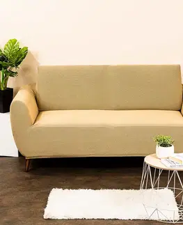 4Home Multielastický potah na dvojkřeslo Comfort béžová, 140 - 180 cm