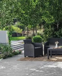 KETER Zahradní set ROSELYN 5 big table | grafit