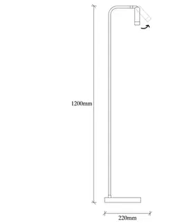 Stojací lampa Uğur - 6051