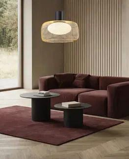 Lampa wisząca Sopra 40 czarno złota metalowa nad stół do salonu