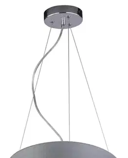 Kulatá závěsná lampa šedá 40cm nastavitelná 3x40W Kyoto