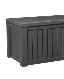 KETER Úložný box WOODROCK 570L | grafit