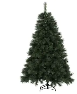 Umělý vánoční stromek s LED osvětlením Borovice, výška 185 cm