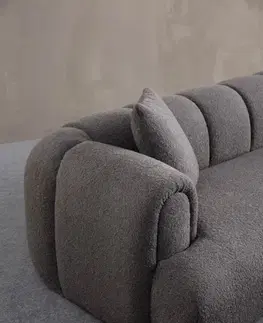 Trojmístná pohovka Puffy 3 Plain - Anthracite