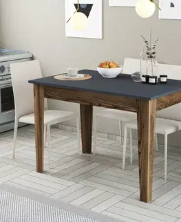 Kuchyňský stůl Kiev 504 - Walnut, Anthracite