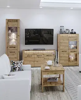 ArtMLM Vitrína LEWIS 03 s LED osvětlením