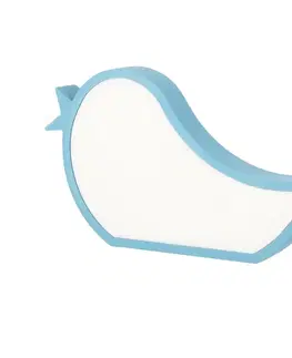 Stolní lampa Bird pro děti LED IQ Kids modrá