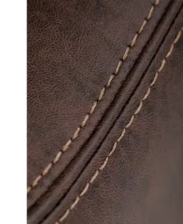 Polohovací křeslo 4092 BR3, vintage, hnědá