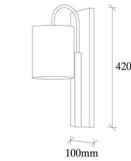 Nástěnná lampa Baston - 3461