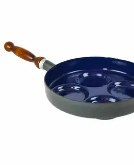 Sfinx Smaltovaný lívanečník s dřevěným držadlem BSE, 24 cm