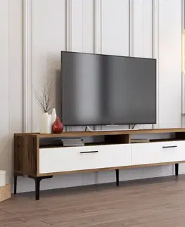 TV stolek Istanbul 2 - Walnut White