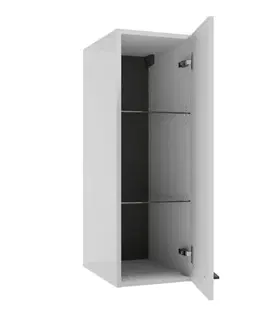 ArtDef Závěsná skříňka do koupelny FERATA C30 1D/45 | černá