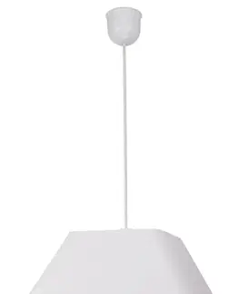 Závěsná stropní lampa 1X60W E27 bílá ROBIN