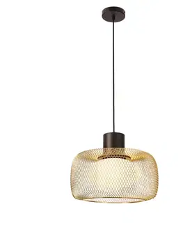 Lampa wisząca Sopra 40 czarno złota metalowa nad stół do salonu