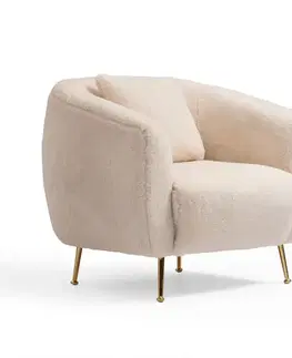 Křeslo ušák Istiridye - Beige