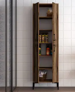 Víceúčelová skříňka Berlin A - Walnut