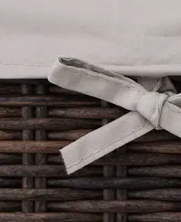 Zahradní pohovka s baldachýnem polyratan