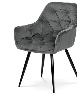 Sada jídelních židlí DCH-421 GREY4, 2 ks
