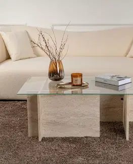 Konferenční stolek Vetrino Travertine