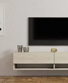 TV stěna / Sestava pod TV Arges - Travertine