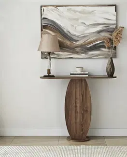 Odkládací stolek Ellittica Walnut