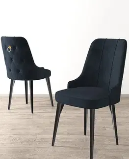 Sada židlí (4 kusy) Newa - Anthracite, Black