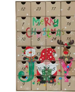 Adventní kalendář Joy, 38 x 26 x 6,5 cm