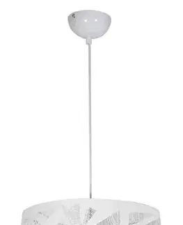 Závěsná stropní lampa 1X60W E27 bílá ORLANDO