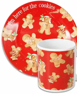 Dětská sada hrnku a talíře Cookies