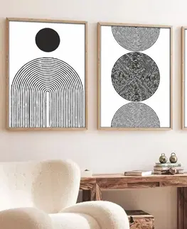 Dekorativní rámovaný obraz z MDF (3 kusy) Huhu163 - 50 x 70