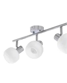 Lampa sufitowa ANDRUS srebrna 3x40W E14  elegancka klasyczna oprawa do salonu sypialni korytarza