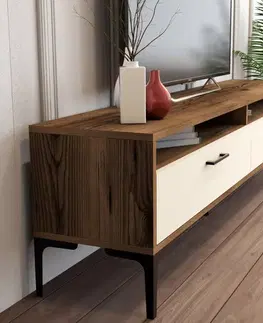 TV stolek Istanbul 2 - Walnut Cream