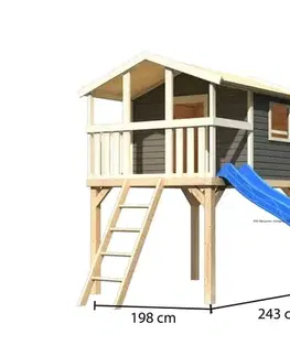 Dětské hřiště se skluzavkou Dekorhome