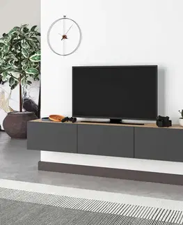 TV stolek Francy 180 - Sapphire Oak, Anthracite