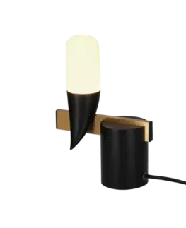 Nástěnná lampa černáLED 5,4W 20cm Sakai Ledea