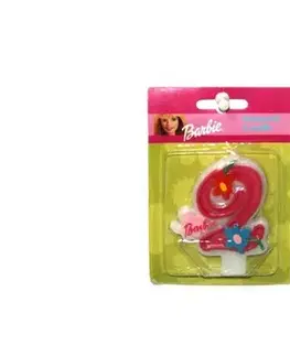 PROHOME - Svíčka číslice 2 Barbie