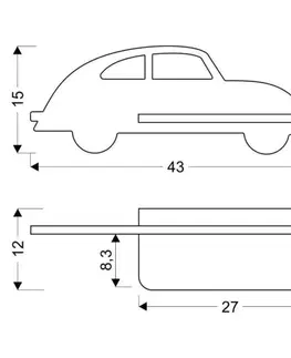 Dětská lampička CAR LED Candellux