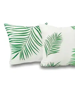 Kvalitex Povlak na polštář Tropical bílá, 50 x 50 cm