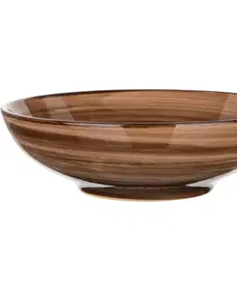 Banquet Sada 6 hlubokých talířů Palas 18 cm, hnědá