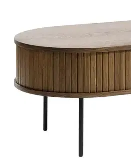 Estila Konferenční stolek Bornholm, tmavý dub, 120 cm